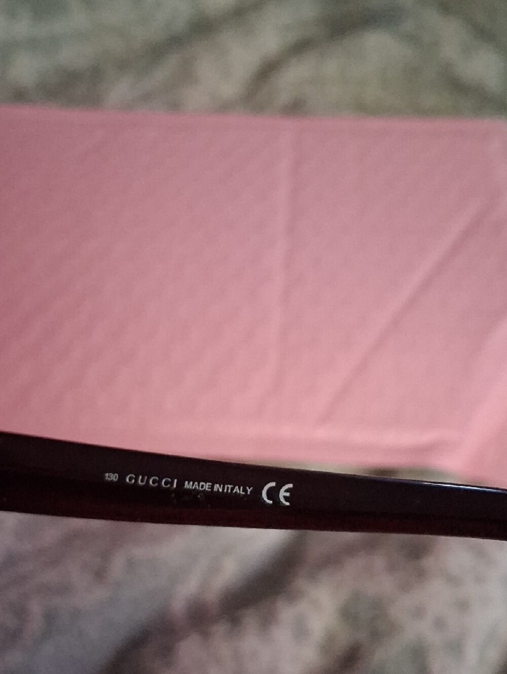 Gucci Brown Eyewear Arm with Subtle Gold Accents - Picture 5 of 6